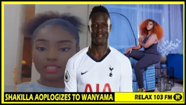 Self Proclaimed Socialite Shakilla Apologizes To Star Victor Wanyama.