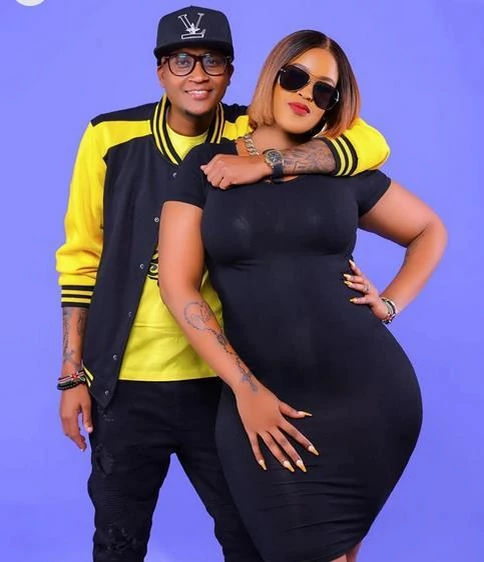 Kamene Goro and Her husband Dj Bonez 